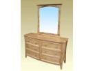 Monza dressing table and mirror